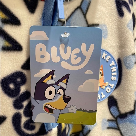 BLUEY Youth Polar Fleece Jacket Size L - Picture 7 of 16